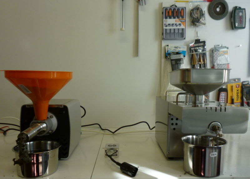 Presa ulei universala 220V + panza de filtrare